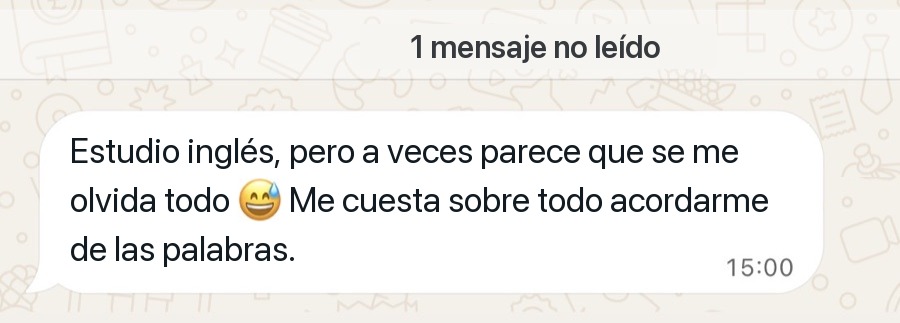 Testimonio de alumno