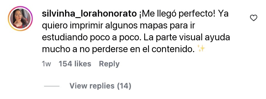 Testimonio de alumno